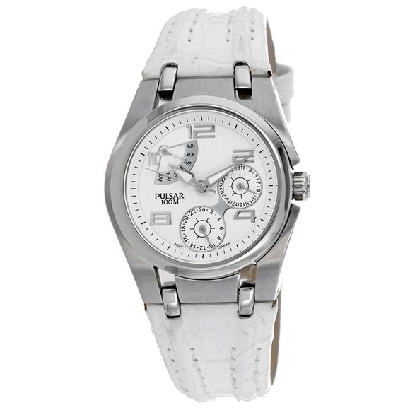 Pulsar Women's Classic White Dial Watch - PP2005X1 - Picture 1 of 1